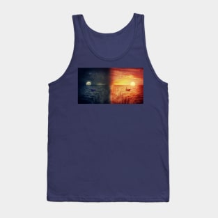 Two Worlds Collide Tank Top